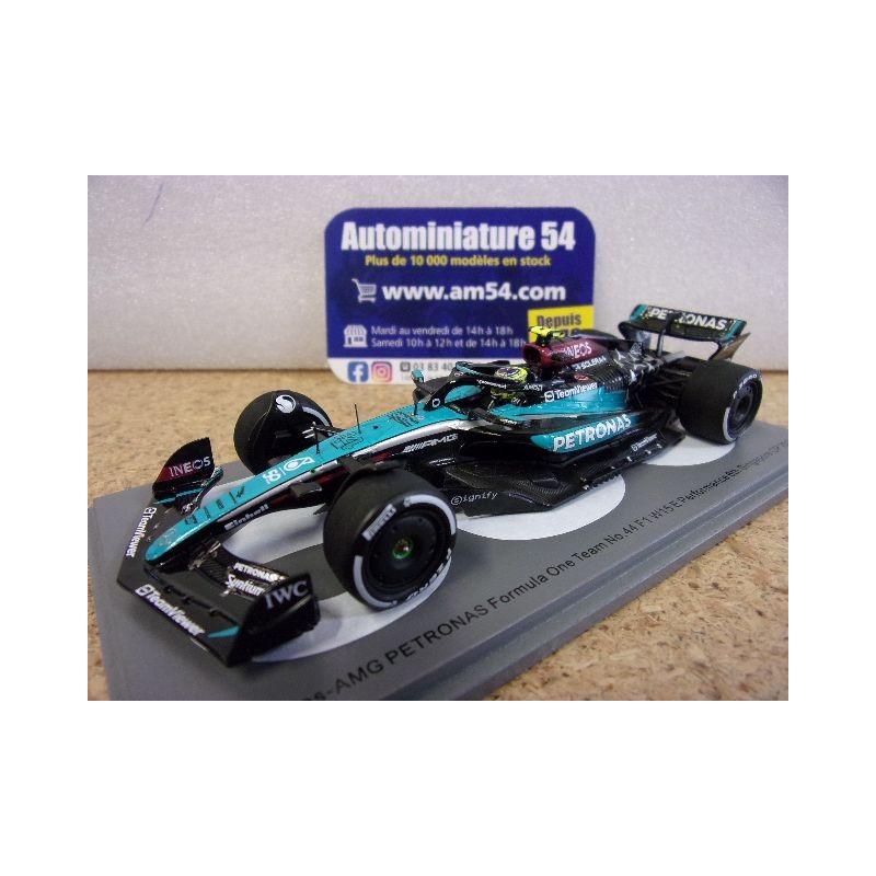 2024 Mercedes AMG Petronas F1 W15E n°44 Lewis Hamilton 6th Singapore 350th GP S9570 Spark Model