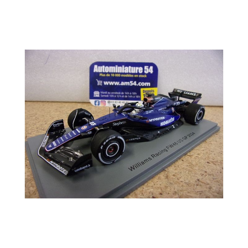 2024 Williams FW46 n°23 Alex Albon US GP S9559 Spark Model