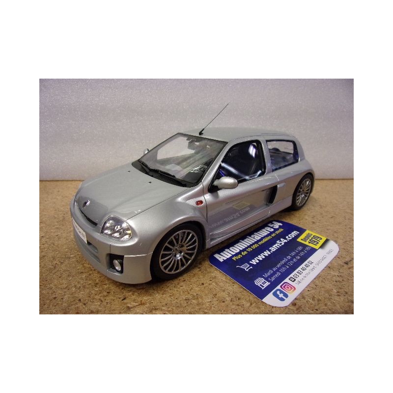 Renault Clio V6 Ph1 Silver 2001 OT1034 OttoMobile