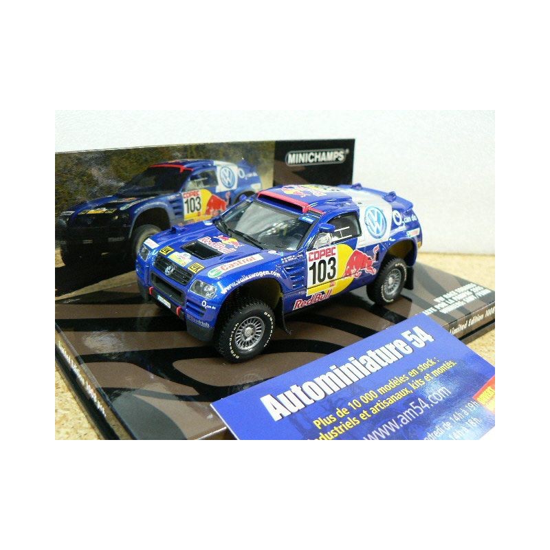 2005 Volkswagen Race Touareg n°103 Saby - Perin Rallye Por La Pampas 436055303 Minichamps