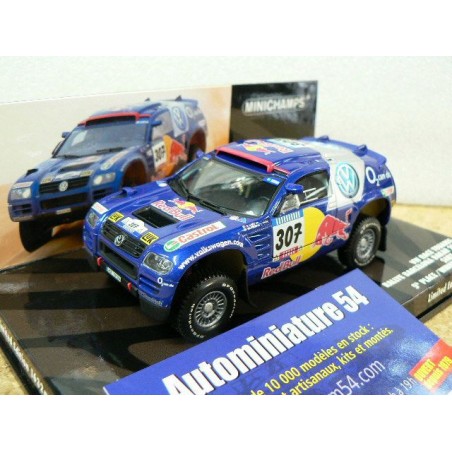 2005 Volkswagen Race Touareg n°307 Saby - Perin Barcelona Dakar 5th Place Winner 16th leg 436055307 Minichamps