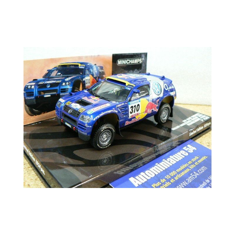 2005 Volkswagen Race Touareg n°310 Kleinsmidt - Pons Barcelona Dakar 3rd Place 436055310 Minichamps