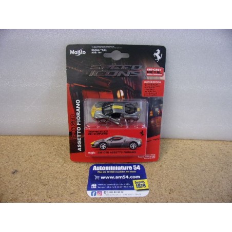Ferrari 296 GTB Grey Assetto Fiorano 15704GR Maisto Speed Icons