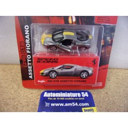 Ferrari 296 GTB Grey Assetto Fiorano 15704GR Maisto Speed Icons