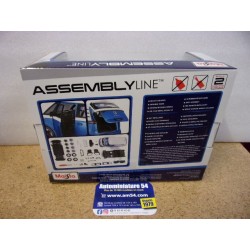 Volkswagen ID Buzz White - Blue 39542 Kit à Monter Maisto Assembly Line