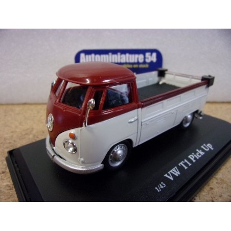 Volkswagen T1 Combi Pickup White - Red 13456 Cararama Oliex