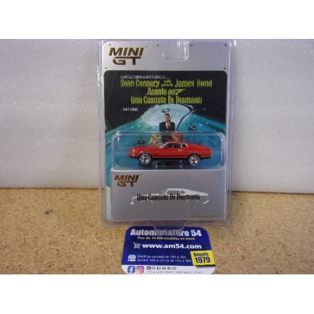 Ford Mustang Mach 1 "Diamons are Forever - Una Cascada Di Diamanti" James Bond Italian Version MGT00905-007I Mini GT