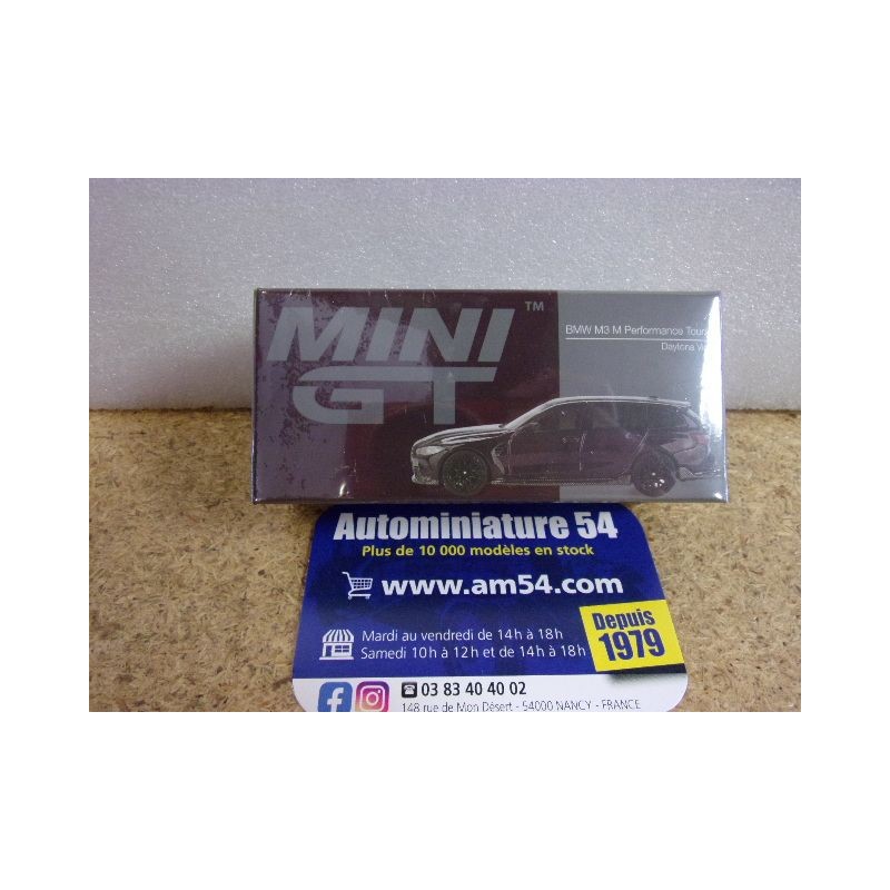BMW M3 Touring M Performance Daytona Violet MGT00896 True Scale Models Mini GT