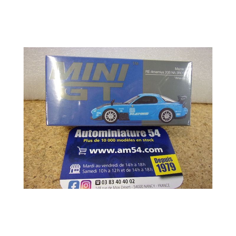 Mazda RX-7 Re-Amemiya 20B NA 3Rotor Ana San Go MGT01046 True Scale Models Mini GT
