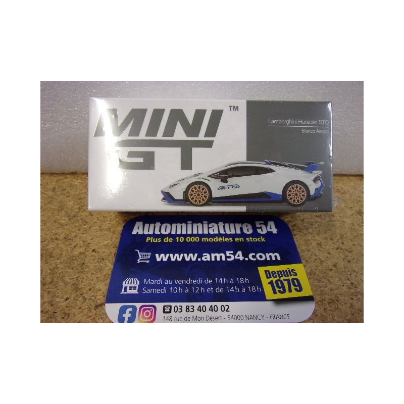 Lamborghini Huracan STO Bianco Asopo MGT00788 Mini GT