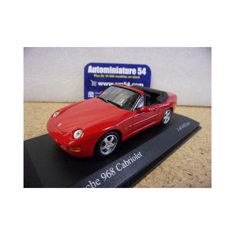 Porsche 968 Cabrio Indischrot 1994 400062330 Minichamps