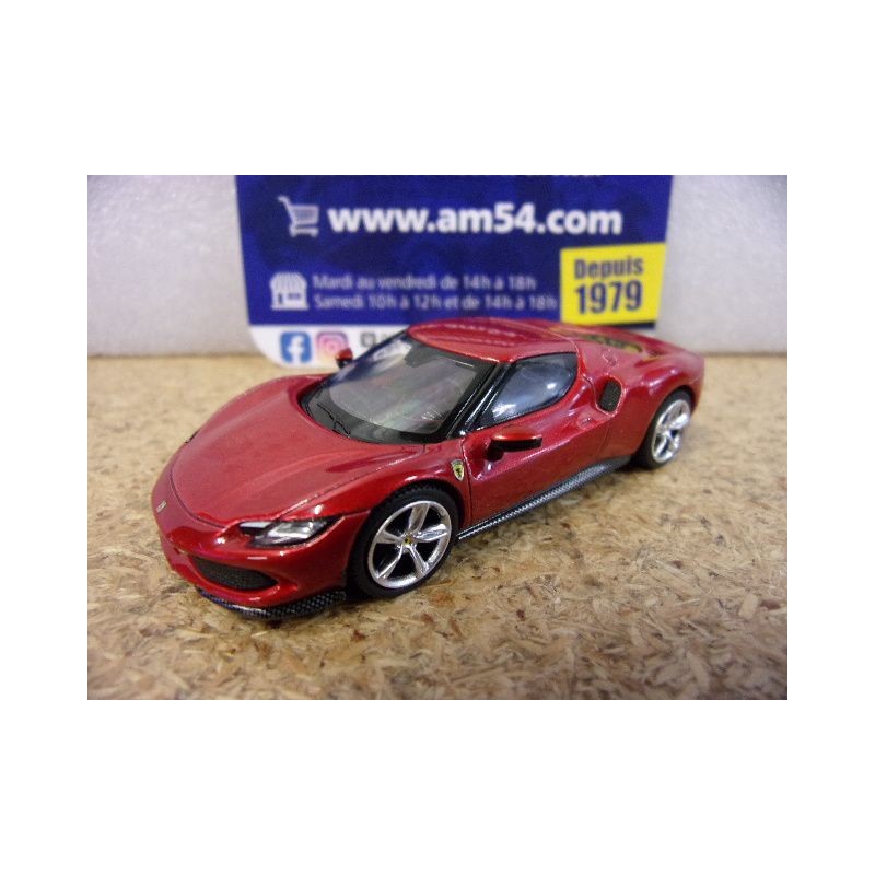 Ferrari 296 GTB Rosso Imola BBRModels BBRFER64006 MiniGT 1/64