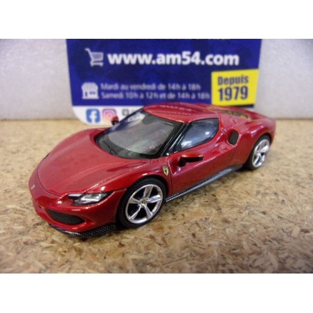 Ferrari 296 GTB Rosso Imola BBRModels BBRFER64006 MiniGT 1/64