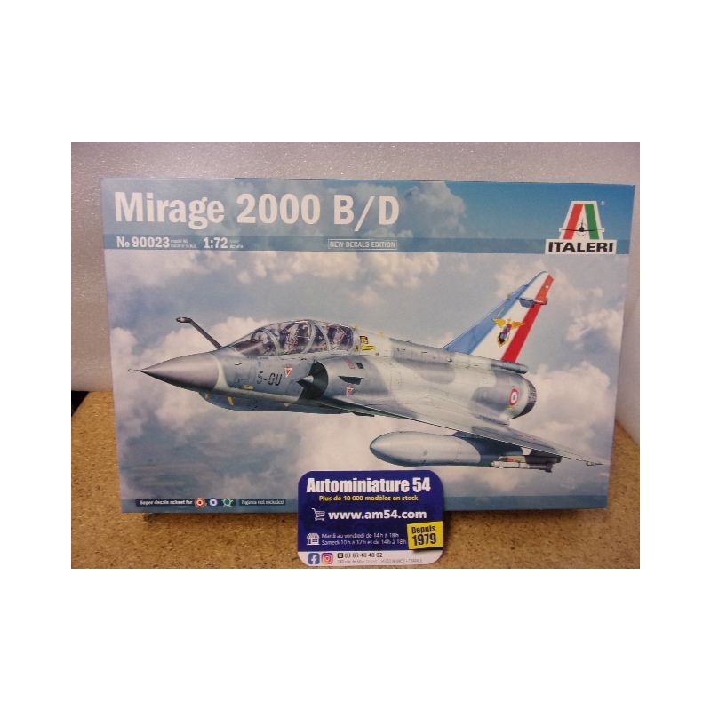 Mirage 2000 B-D BA115 BA133 n°90023 Italeri  Maquette 1.72