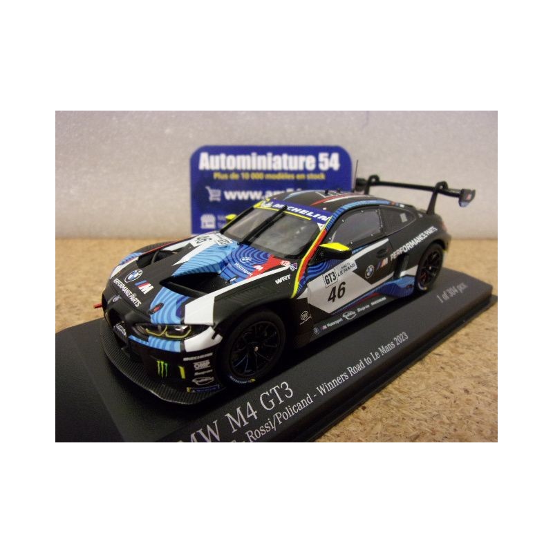 2023 BMW M4 GT3 Team WRT Rossi - Policand 1st Winner Road To Le Mans 43232546 Minichamps