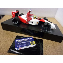 1991 McLaren Honda MP4-6 Honda n°1 Ayrton Senna + Figurine Alesi Mexican GP 540911828 Minichamps