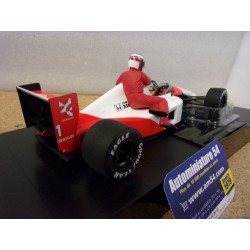 1991 McLaren Honda MP4-6 Honda n°1 Ayrton Senna + Figurine Alesi Mexican GP 540911828 Minichamps