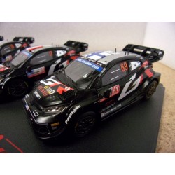 2024 World Champion Maufacturer's Champion 4 X Toyota GR Yaris Rally1 Winner Japan RAM966SET22 Ixo Model