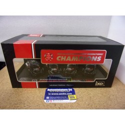 2024 World Champion Maufacturer's Champion 4 X Toyota GR Yaris Rally1 Winner Japan RAM966SET22 Ixo Model