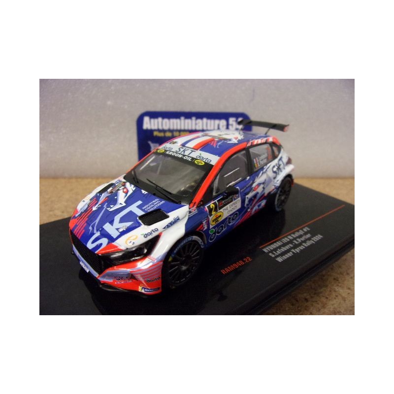 2024 Hyundai i20 N Rally2 n°2 Lefbvre - Portier 1st Winner Ypres RAM948 Ixo Models