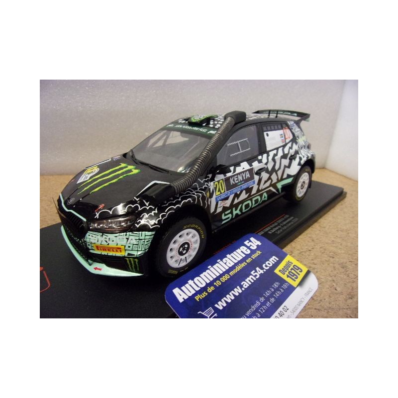 2024 Skoda Fabia Rally2 2023 n°20 O Solberg - Edmondson Safary Kenya 18RMC222 Ixo Models