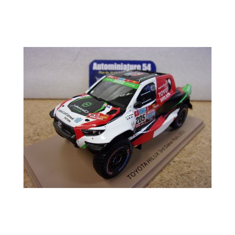 2022 Toyota GR DKR Hilux n°205 Al-Rajhi - Orr 3rd Rally Dakar S5890 Spark Model