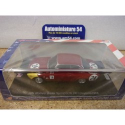 1968 Alfa Roméo Giulia Sprint GTA n°24 Cella Zeccoli - Biscaldi 24h Daytona US376 Spark model