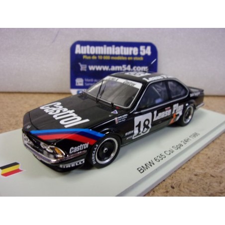 1986 BMW 635CSi n°18 Boutsen - Heyer - Calderari 24H Spa SB669 Spark Model