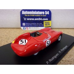 1959 Osca Sport 750 n°51 Pedro - Ricardo - Rodriguez Le Mans S5086 Spark Model