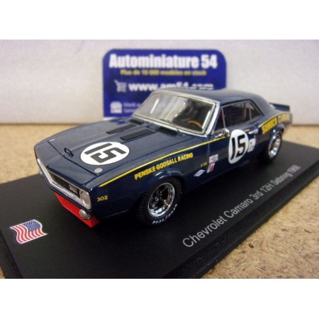 1968 Chevrolet Camaro n°15 Donohue - Fisher Sebring 12Hours US245 Spark Model