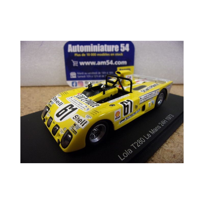 1973 Lola T280 n°61 Rouveyran - Mons Le Mans S9436 Spark Model