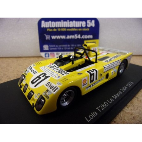 1973 Lola T280 n°61 Rouveyran - Mons Le Mans S9436 Spark Model