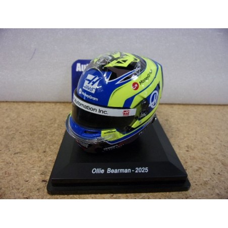 2025 Casque Olie Bearman HAAS F1 Team 1/5 5HF183 Spark Model