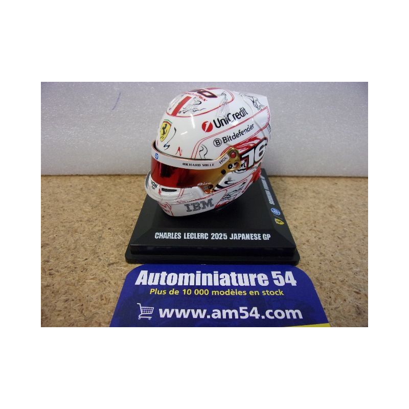 2025 Casque Charles Leclerc Ferrari Japon 1/5 LSHEL012 Spark Model