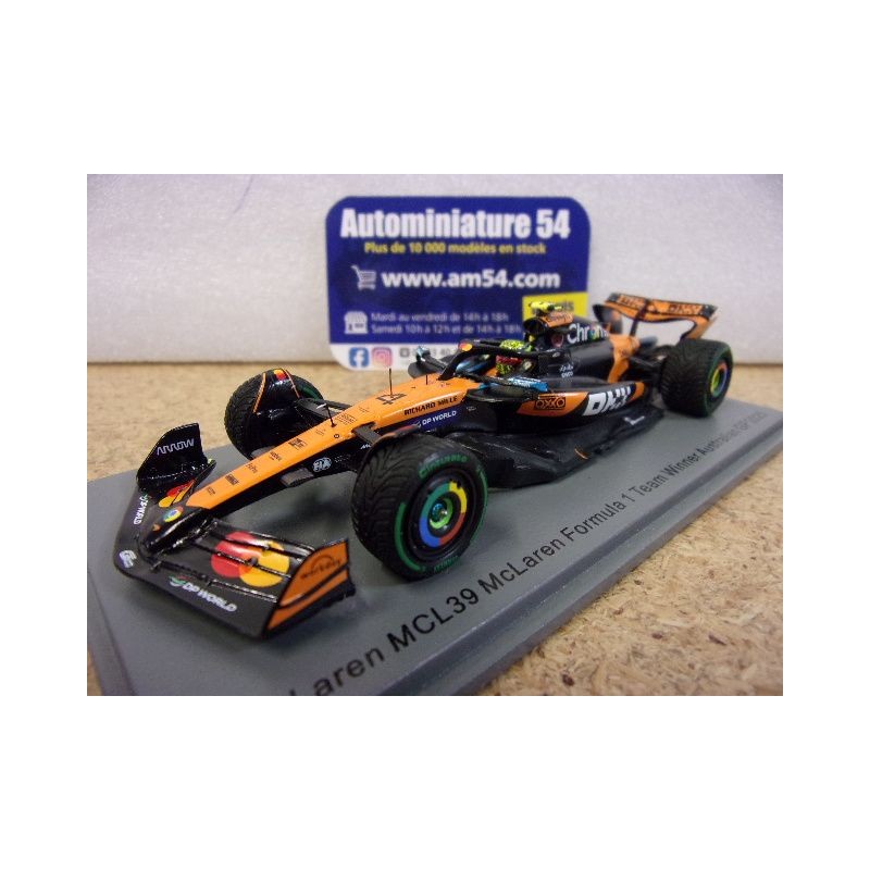 2025 McLaren MCL39 n°4 Lando Norris 1st Winner Australian GP S9581 Spark Model
