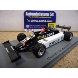 1981 March 811 n°17 Eliseo Salazar San Marino GP S7170 Spark Model