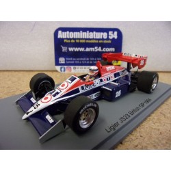 1984 Ligier JS23 n°25 François Hesnault Grande Bretagne GP S7418 Spark Model