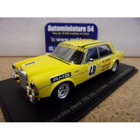 1972 Mercedes Benz 300 SEK 6.8 AMG n°48 Hans Heyer Test Le Mans S5893 Spark Model