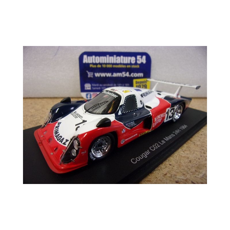 1984 Cougar C02 n°13 Courage - Jellinek - Dubois Le Mans S9501 Spark Model