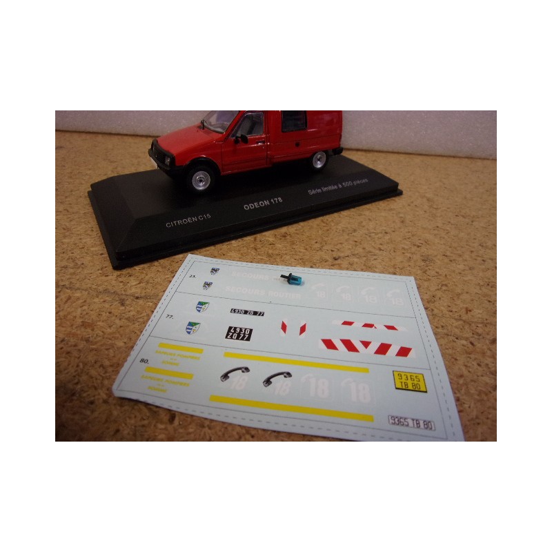 PU10 Voiture 1/43 ELIGOR Petits Utilitaires CITROEN C15 Fleuriste - Jumajo