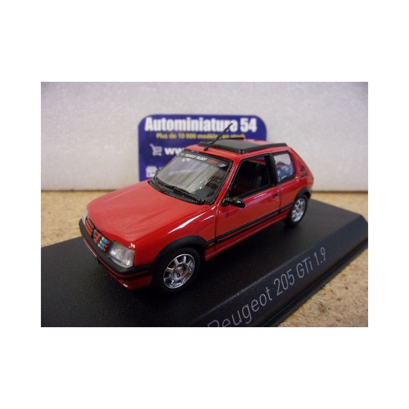 Peugeot 205 GTI 1.9 PTS Deco 1991 Vallelunga Red 471751 Norev