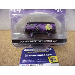 1964 Volkswagen Combi Type 1 Tolé Panel Van "Halloween" 30481 Greenlight 1.64ième