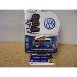 Volkswagen Combi Type 2 Campmobile Westfalia 1973 "V-Dub Club" 36120-BC Greenlight 1.64ième