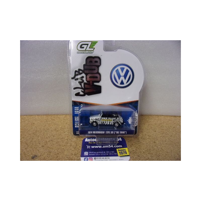 Volkswagen 181 The Thing 1974 "V-Dub Club" 36120-D Greenlight 1.64ième