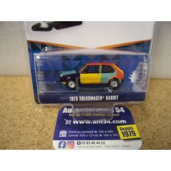 Volkswagen Golf Rabbit Arlequin 1975 "V-Dub Club" 36120-E Greenlight 1.64ième