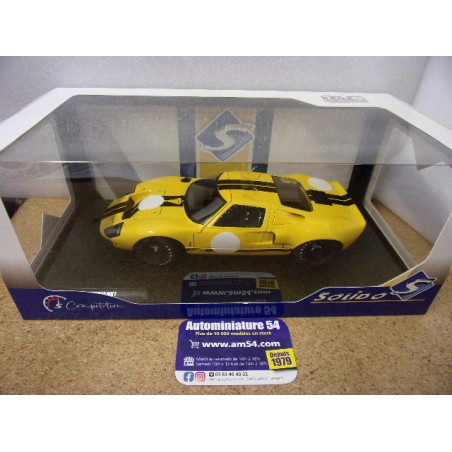 Ford GT40 Yellow Black Stripes 1968 S1803011 Solido