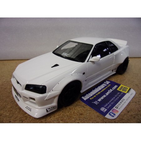 Nissan Skyline GTR BNRR34 By KRC Pearl white 2019 OT1135 OttoMobile