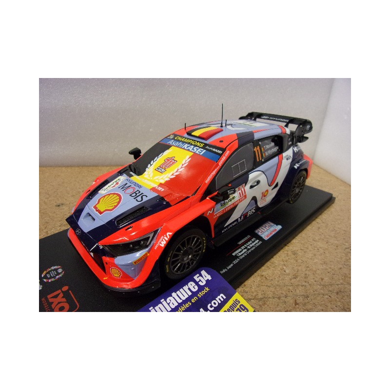 2024 Hyundai I20 N Rally1 WRC n°11 Neuville - Wydaeghe Japan Rally World Champion Limited Edition 18RMC228 Ixo Models