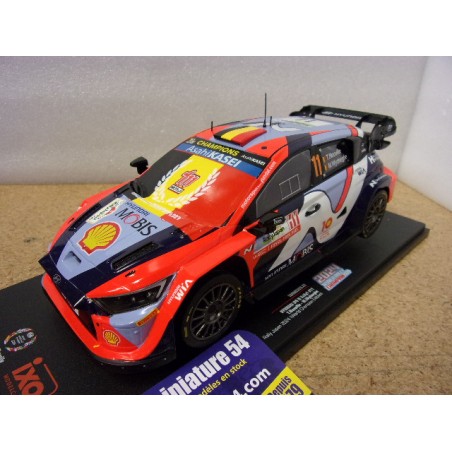 2024 Hyundai I20 N Rally1 WRC n°11 Neuville - Wydaeghe Japan Rally World Champion Limited Edition 18RMC228 Ixo Models