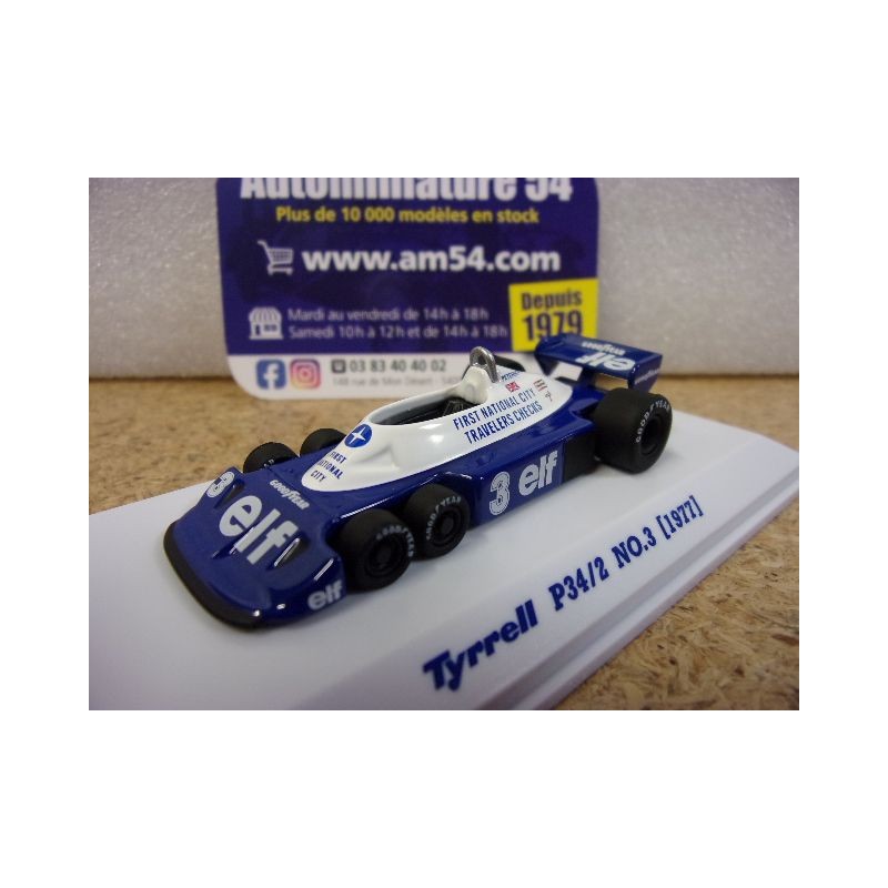 1977 Tyrrell P34/2 n°3 Peterson k07038B5 Kyosho